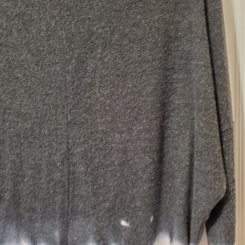 Go Couture Boatneck Dolman Knit Sweater- Grey/White (Size S) - Picture 16 of 16